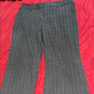 These are some nice gray pinstripe dress pants from Gap.